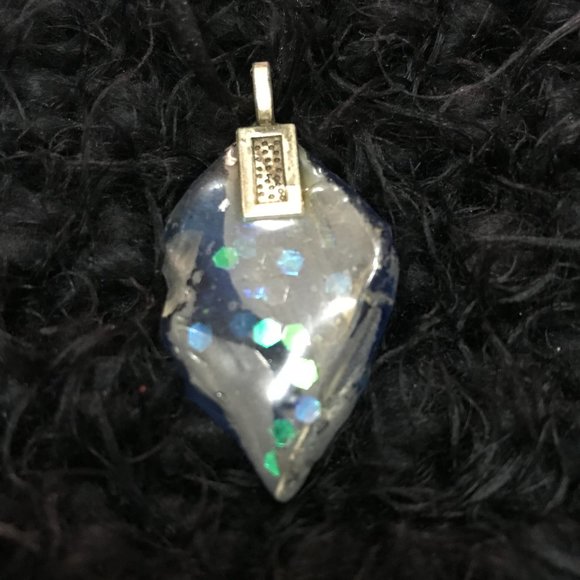 Exclusive Unique Rare Vintage Sea Glass ONe of a Kind Handmade Necklace - Picture 2 of 16